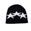 Japanese Style Minimal Star Beanie Street Knit Hat Unisex Warm Versatile Casual Cap