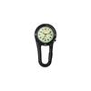 Jewelrywe Clip Carabiner Watch Analog Waterproof Luminous Sports Watch for Climbing and Bags