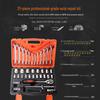 37-Piece Comprehensive Auto Repair Tool Set with Socket Wrench