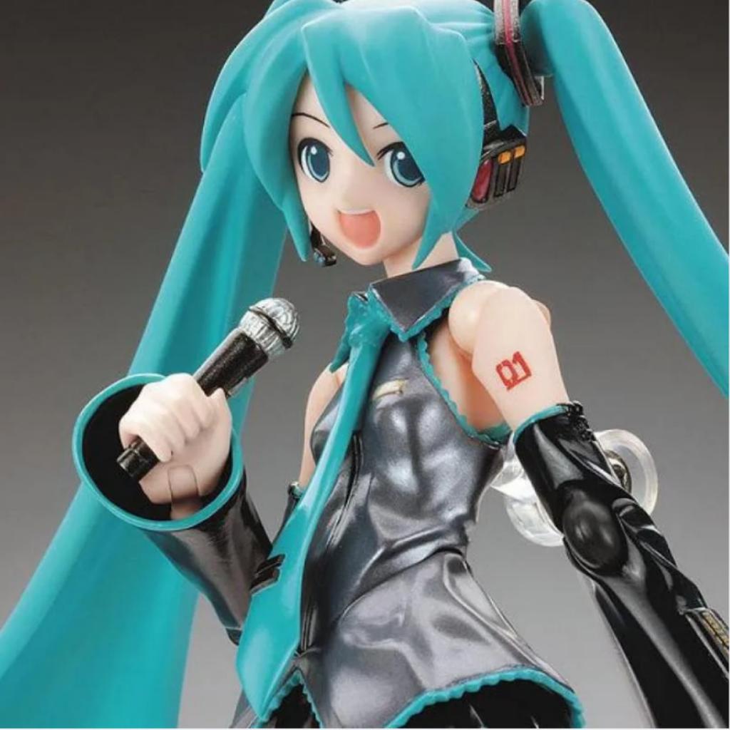 1 Stück Hatsune Miku Serie Anime 15cm Figur Figma 014 Virtueller Sänger Schüttel Lauch Schönes Mädchen Miku Action Figur Schreibtisch Geschenk