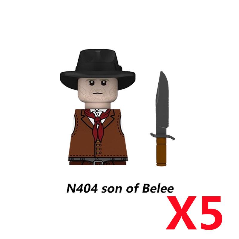 MOC Militär Sowjetischer US-Soldat Figur Baustein Kavallerie Pilot Westlicher Cowboy Detektiv Waffe Schwert Umhang Kinder Spielzeug Geschenk K148