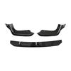 Front Bumper Splitter Lip Spoiler Diffuser Guard Body Kit Cover For BMW F95 X5M 2020 2021 2022 2023 ABS Body Kit Tuning