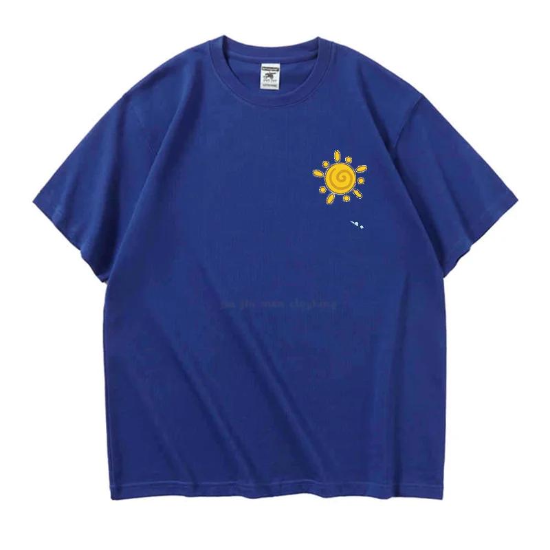 Sun Graphic Men Women T-Shirts Happy Every Day Sunshine Summer Harajuku Short Sleeve tshirts Simple Inside Good Mood Gifts Tees