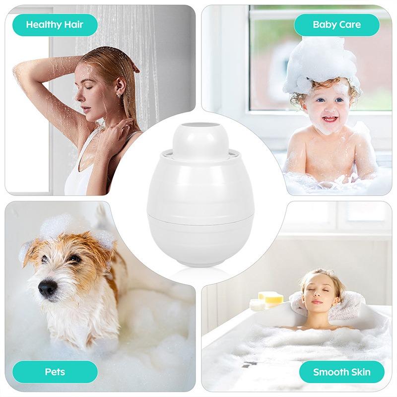 Ang-on Bathtub Water Purifier - No Installation Universal Shower Filter, Raised Home Bathing Sprinkler for Bathroom