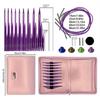 3.0mm-6.0mm Interchangeable Circular Knitting Needle Set with Case and Accessories Circular Knitting Pins for Woman