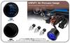 Digital Air Gauge Air Meter Blue Blue 3-Gun 2-Gun Front