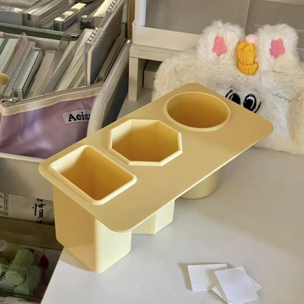 Ins Desk Pen Holder Organizer Free Punch Desktop Cute Storage Rack Desk Stationery Storage Box Tableside Pencil Box New