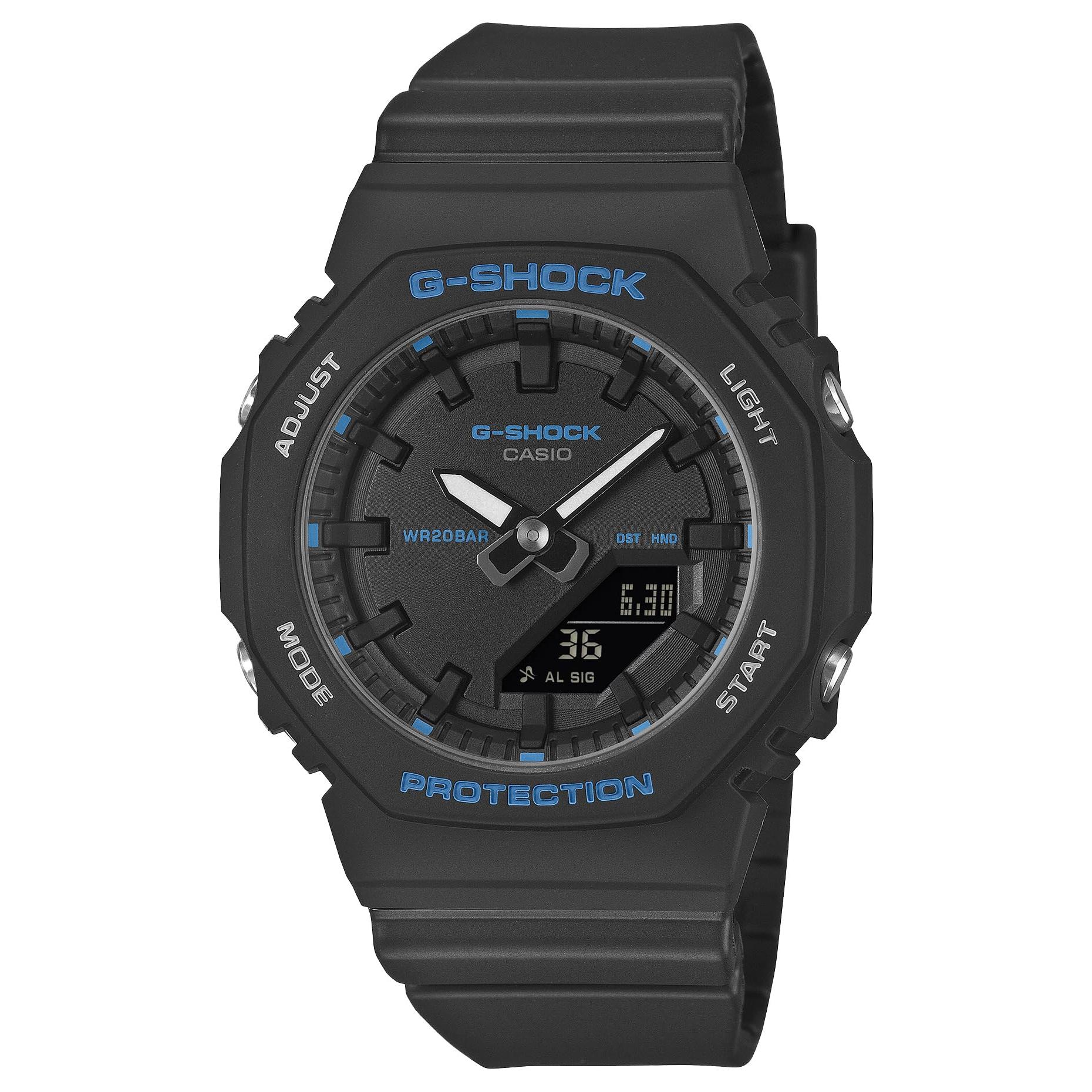 Casio Женские часы G-Shock GMA-P2100BA-1AJF, Экологичные материалы, Черные, Авторизованный дилер