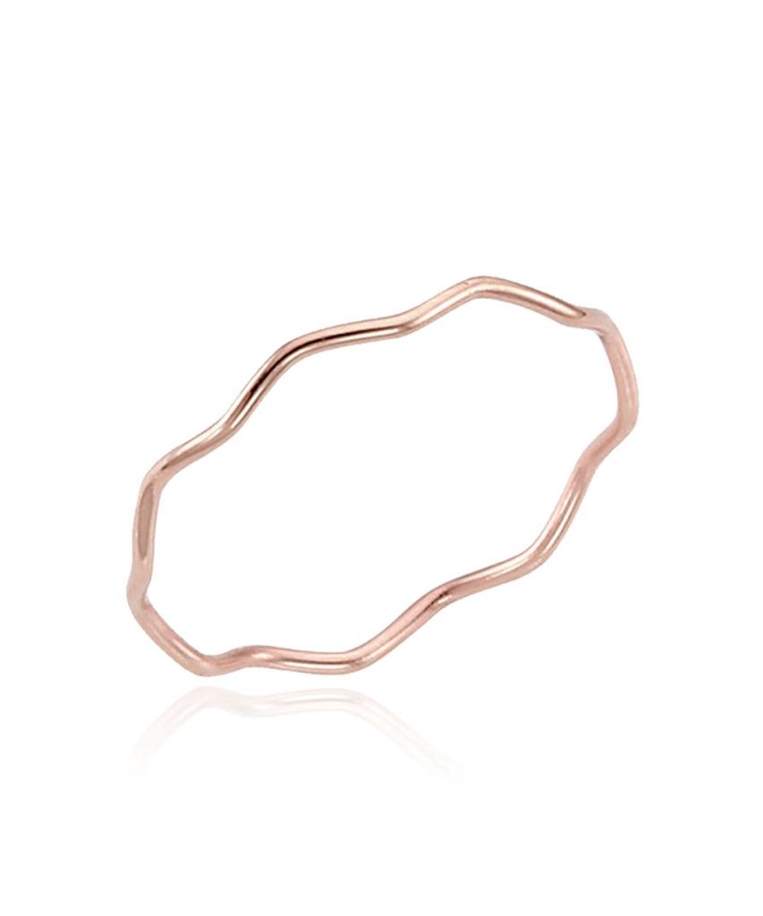 Lloyd Daily Wave 10K Gold Ring Lrt26009T (A Type)