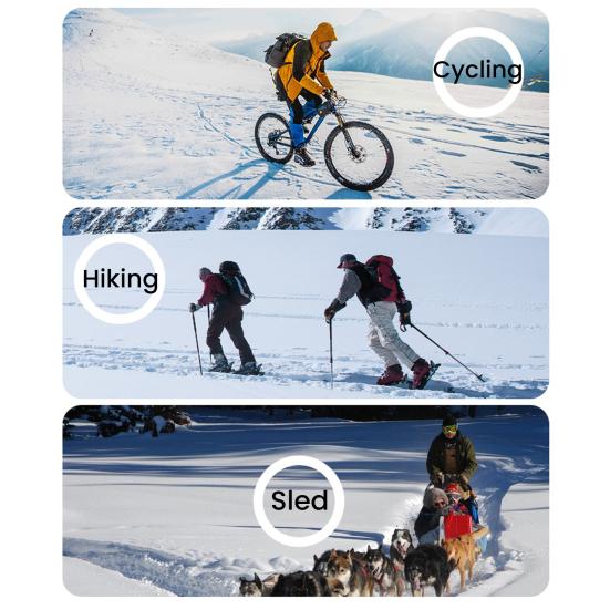 Yousheng 1 Paar Winterhandschuhe mit verstellbaren Kordelzugbündchen Wasserdicht Winddicht Wärmespeicherung Feuchtigkeitstransport Touchscreen Anti-Rutsch-Handfläche Outdoor