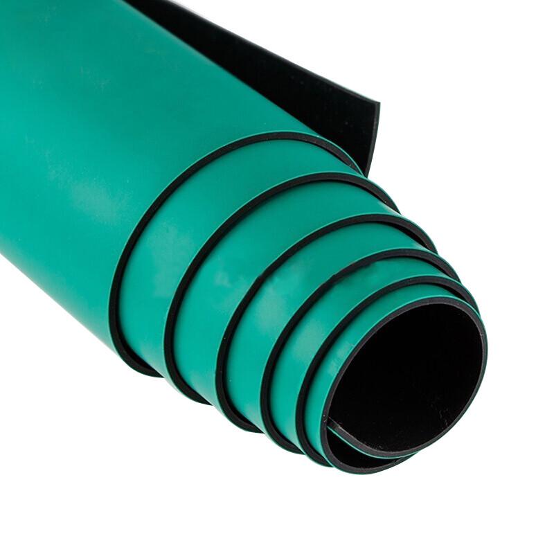 Anti-static Green Rubber Desk Mat Roll