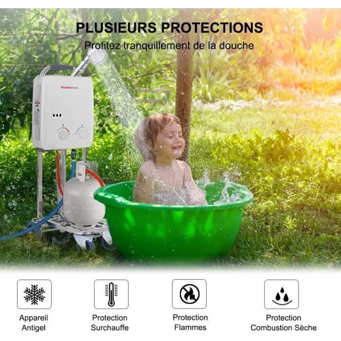Chauffe-eau à Gaz - Thermomate - AZ132 - 5L Instantané - Gaz Propane - Extérieur