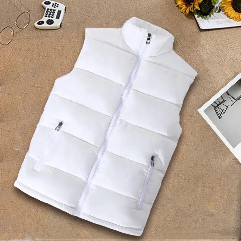 Korean Style Trendy Vest for Men Autumn and Winter New Slim Fit Down Cotton Waistcoat Youth Cotton Vest Jacket Outer Wear