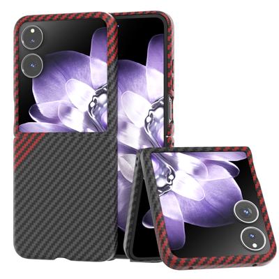 Luxuriöse Hautgefühl Matte Mattierte Kohlefasertextur Hülle für Xiaomi MIX Flip Flip 2 Stoßfest Ultradünn Faltbar Schutzhülle