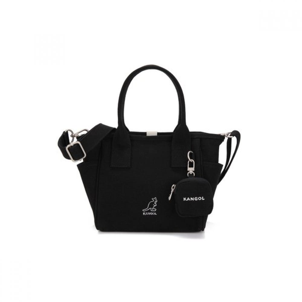 

Kangol Lucky Canvas Tote Bag Ii 3952 Black ONE