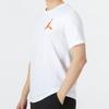 Jordan T Shirts Men's White Crew Neck Moderate Straight Fit DH8967-100