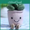 Cute Cartoon Plush Potted Plant Keychain Adorable Soft Toy Decorative Doll