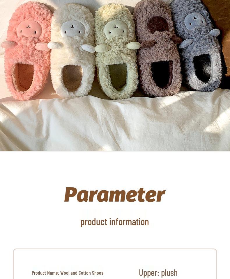 2025 New Postpartum Non-Slip Cotton Slippers for Indoor Winter Wear - Closed Heel, Unisex