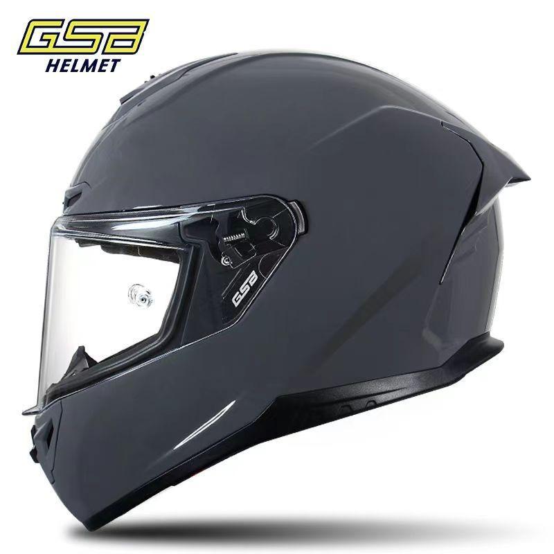 Motorcycle Helmet Men's and Women's Locomotive Full Helmet Bluetooth Electric Vehicle Four-season Universal Running Helmet Helmet