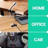 Self Adhesive Cable Management Clips-Cable Organizers Wire Clips Cord Holder For Office TV PC Ethernet Cable Under Desk Home