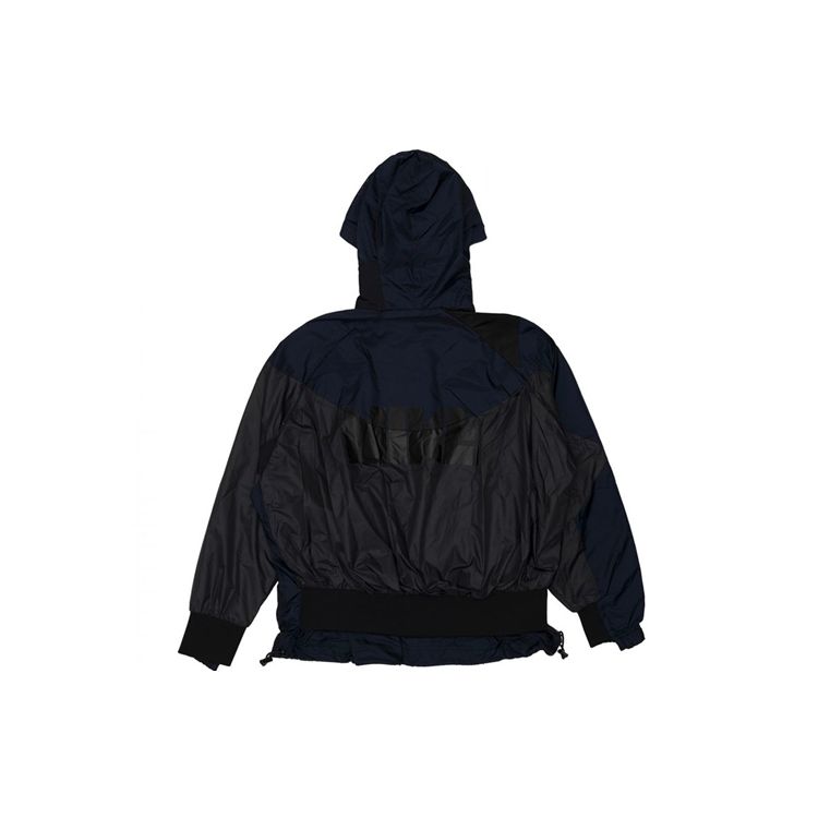 Nike X Sacai Hooded Anorak Jacket Women Outerwear Black CD6298-010