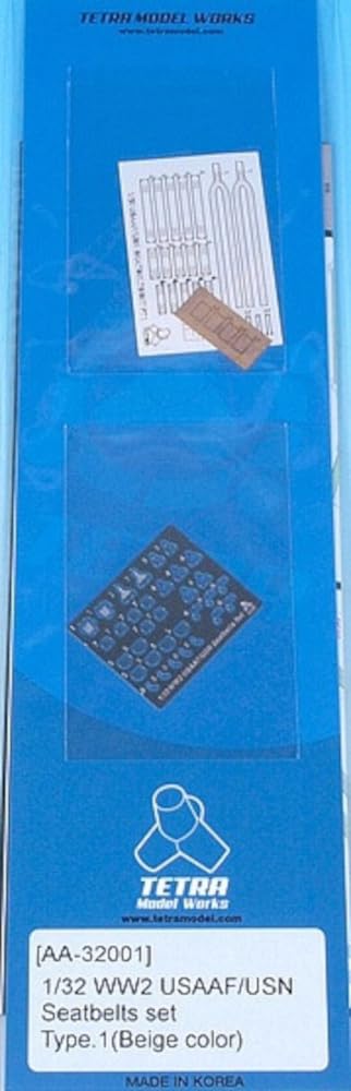 

Tetra Model Серия AA Вторая мировая война Американский ремень безопасности 1 Пластиковые детали модели AA3201 1/32 (бежевый)