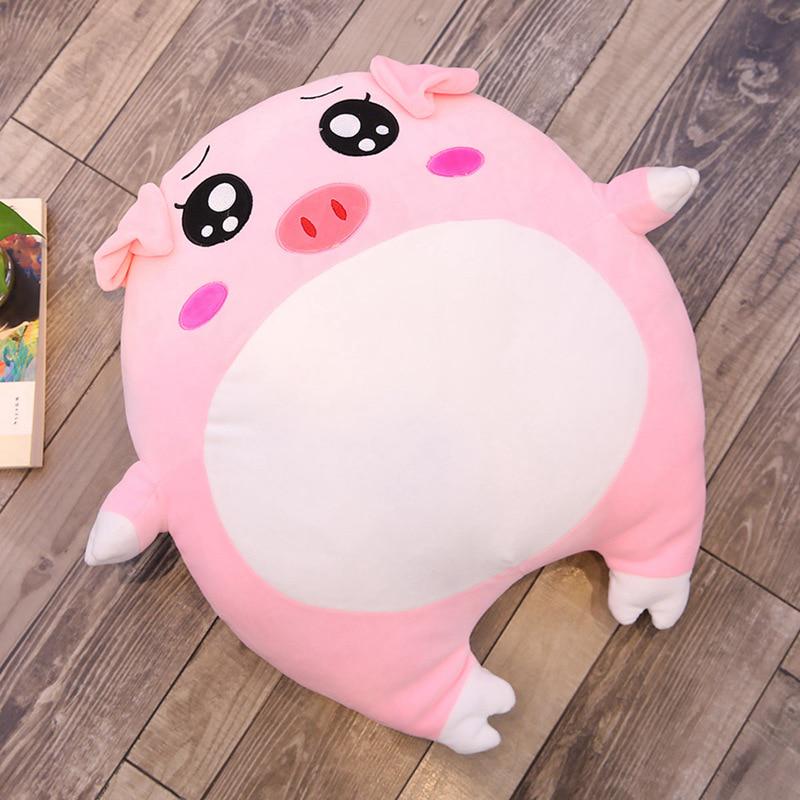 

30 см Милая плюшевая игрушка-свинка с выражением лица, кукла, плюшевая мультяшная свинка, подушки, детские спящие куклы C