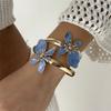 Exaggerated Design Big Flower Bracelet Luxurious Style Three-Dimensional Bracelet  Vacation Style