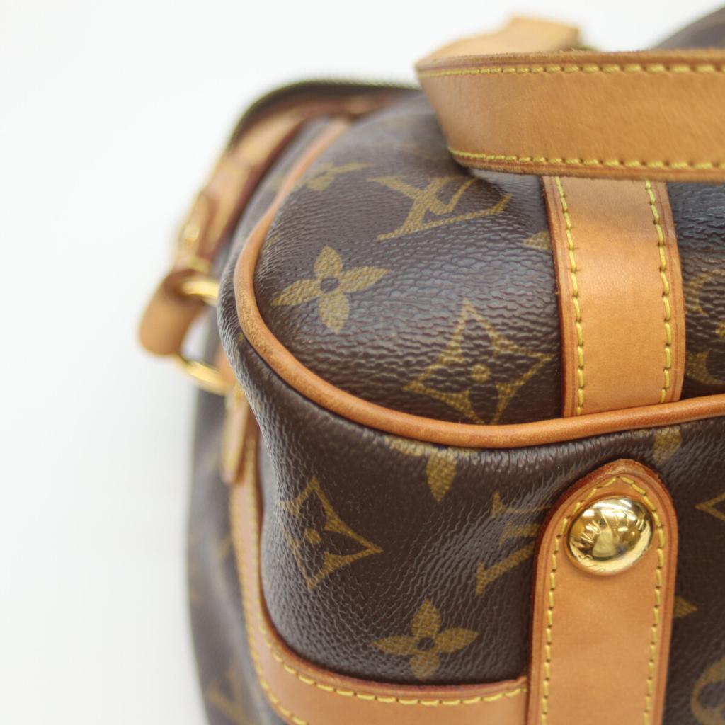 LOUIS VUITTON 2012 M51186 Monogram Straser PM Boston bag Monogram canvasUsed