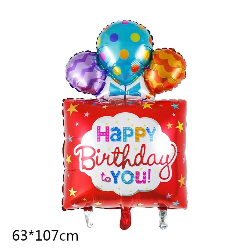 Premium Happy Birthday Aluminum Foil Balloons Ideal For Memorable Celebration Events