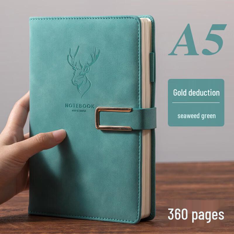 

Heeton A5 Leather Business Notebook with U-Buckle