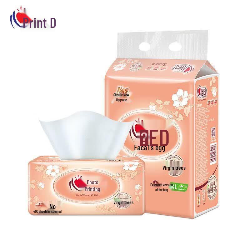 Heart Seal XL 3-Ply Unscented Facial Tissues, 200 Sheets per Pack, 12 Soft Packs