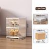 Shoe Storage Organizer Cabinet Drop Front Plastic Foldable Shoe Storage Box Entryway Sneakers Stackable Shoe Display Holder Rack