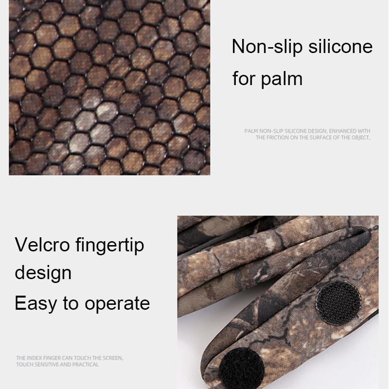 Autumn Winter Warm Outdoor Activity Glove Thickened Cotton Warm Mittens Ski Fishing Bicycle Riding Water Resistant Gloves Non slip