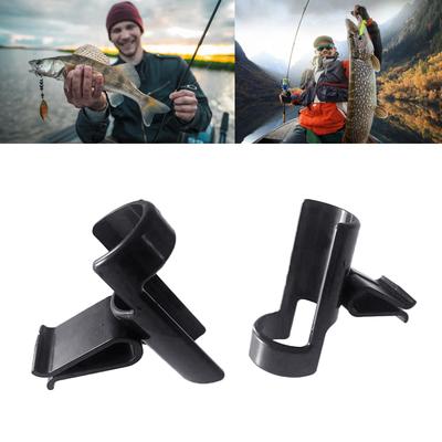 2Pcs Ice Fishing Rod Holder Fishing Poles Rod Storage Racks Bucket Rod Stand Ice Fishing Rod Organizer Fixed Clip