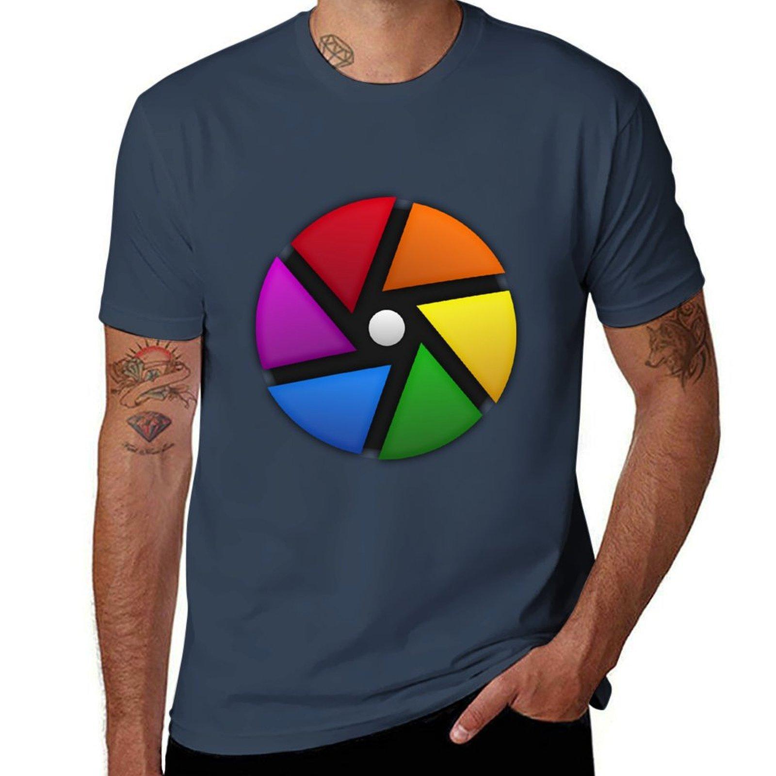 Darktable Logo Photo Software Editor Tshirt Basic Regular Fit Casual Tshirt S
