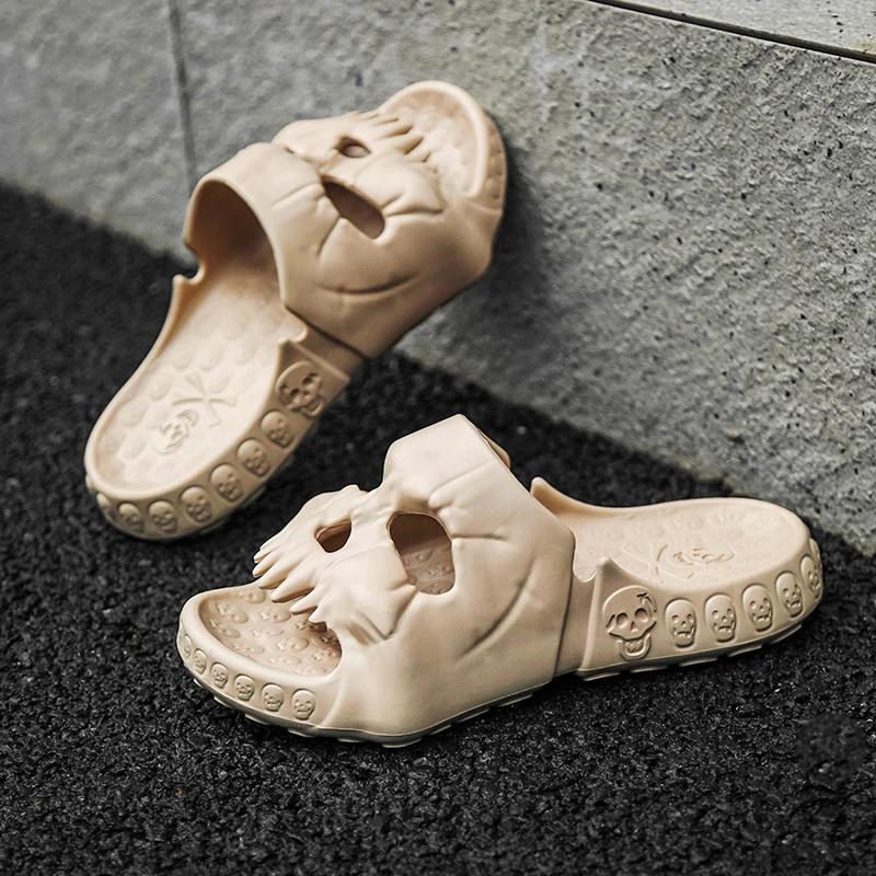

Summer Men Slippers Sandal Soft Bottom Flip Flops Home Slides Outside Outdoor Ladies Beach EVA Unisex Bathroom Bath Flat Shoes 36-37 чорний