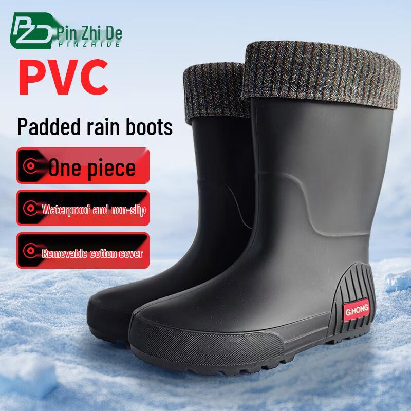 Women s Mid-Calf Waterproof Winter Rain Boots 38