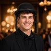 Braided Detail Round Bowler Hat Round Shape Black Party Hat Stylish Braided Top Hat  Unisex Adult