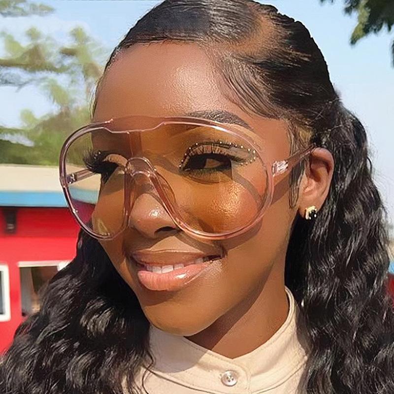 Toad Glasses Exaggerated Large Frame Sunglasses Personalized Integrated Glasses