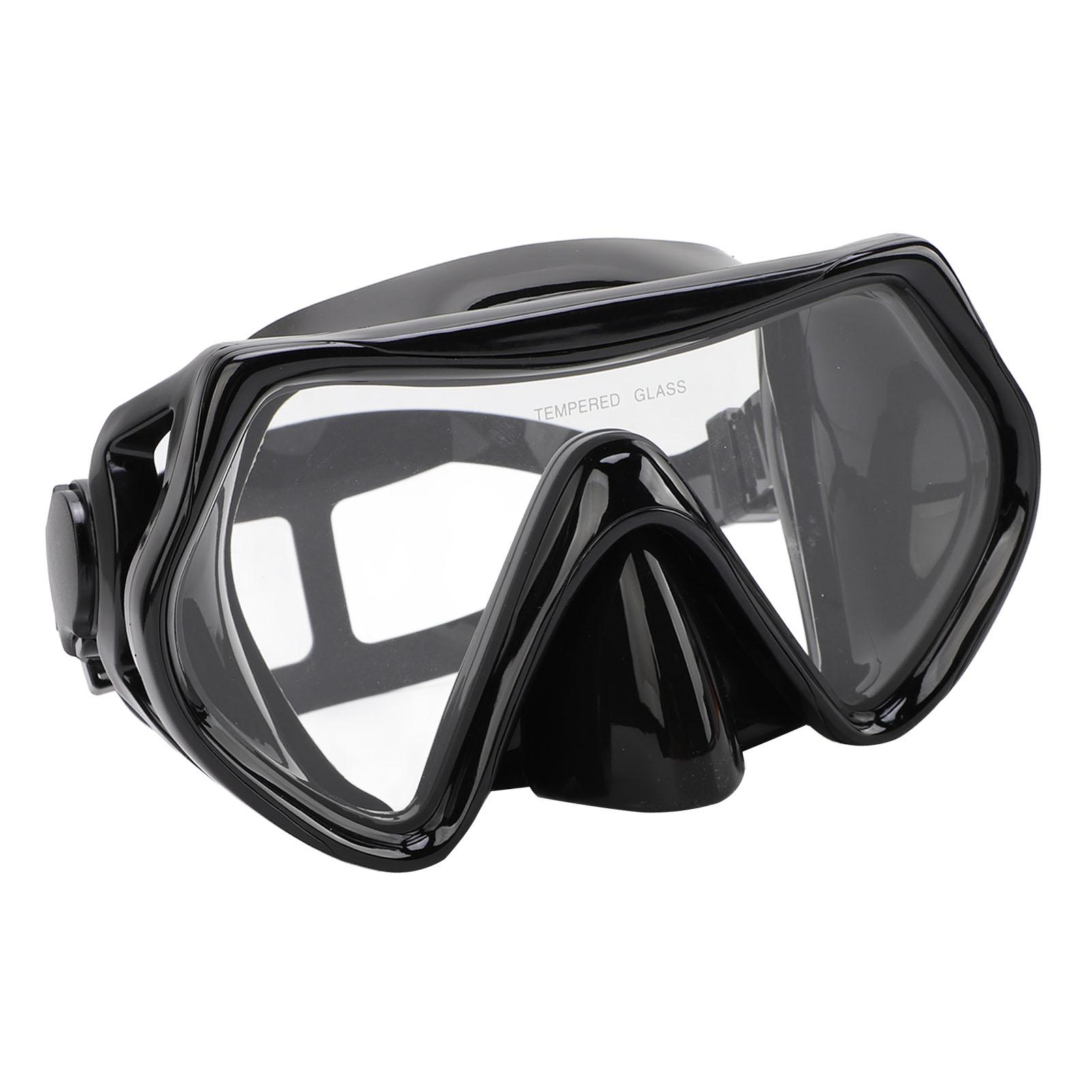 

Маска для дайвінгу Широкий прозорий огляд Лінза із загартованого скла Окуляри для плавання з носовою перегородкою для чоловіків жінок
