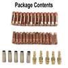 Optimize Your Welding with the 38 Piece MB15 MIG Welding Torch Consumables Contact Tips & Conical Gas Nozzle Included