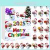 Christmas Countdown Calendar With Snowman Acrylic Ornaments For Holiday Gift Exchange