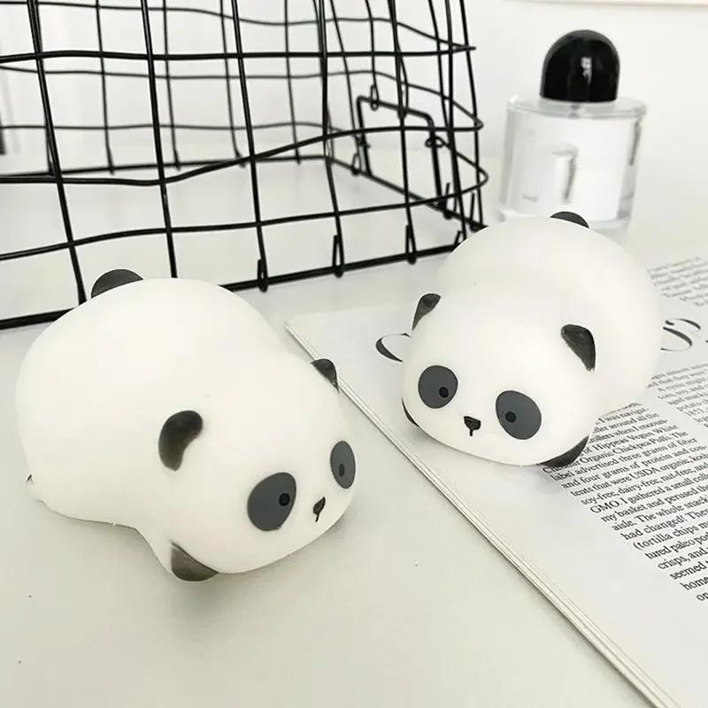 1pc Kawaii Cute Panda Expression Squishy Slow Rising Squeeze Funny Toys Relieves Child Adult Stress Anxiety Christmas Gift
