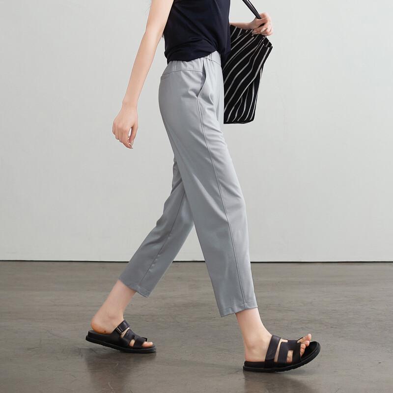 SOFSIL 2026 Summer Women's Loose Tapered Cropped Pants