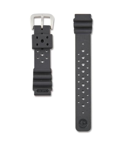 [Seiko Watch] Seiko Watch Replacement Band, Genuine Urethane, Lug Width 19mm, Buckle Width 18mm, Black, DAL2BP, Men s
