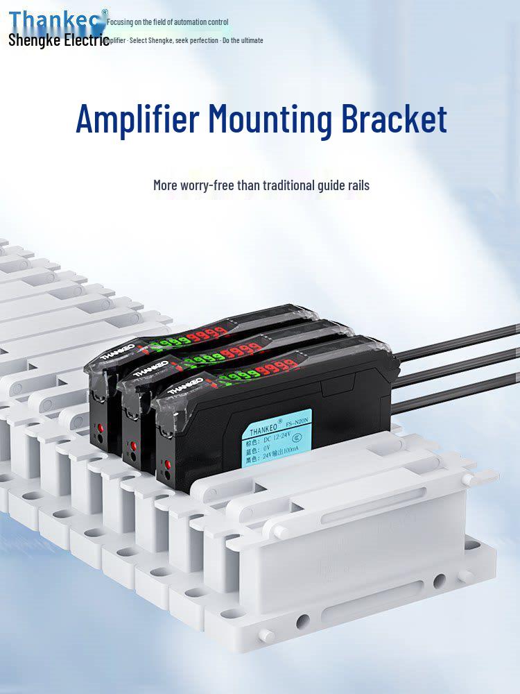 Universal Mounting Bracket for Fiber Amplifier and Sensor Rail