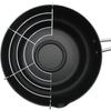 Maruyama 18cm Tiered Tempura Pan (with Half-Moon Rack), Induction and Gas Stove Compatible, Made In Japan, C27180, Oil Pan, Induction Cooker, Gas