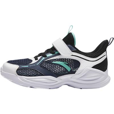 Kids Mesh Lightweight Trendy Sports Casual Shoes With Large Air Holes Kids Sneakers White Black Green A312425520-2