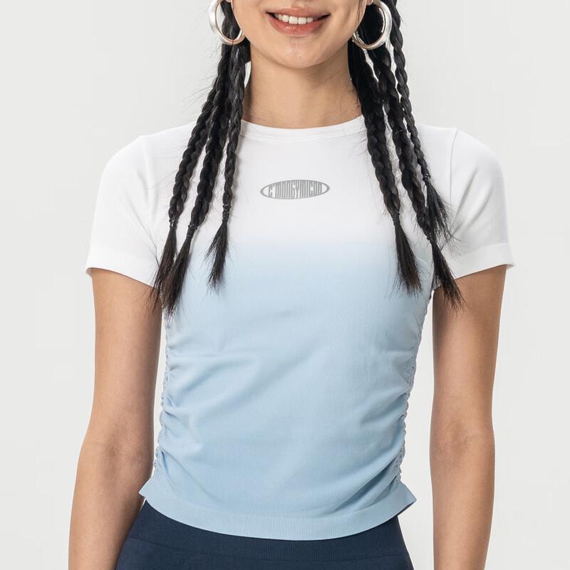 WEZHO Women s Gradient Yoga T-Shirt